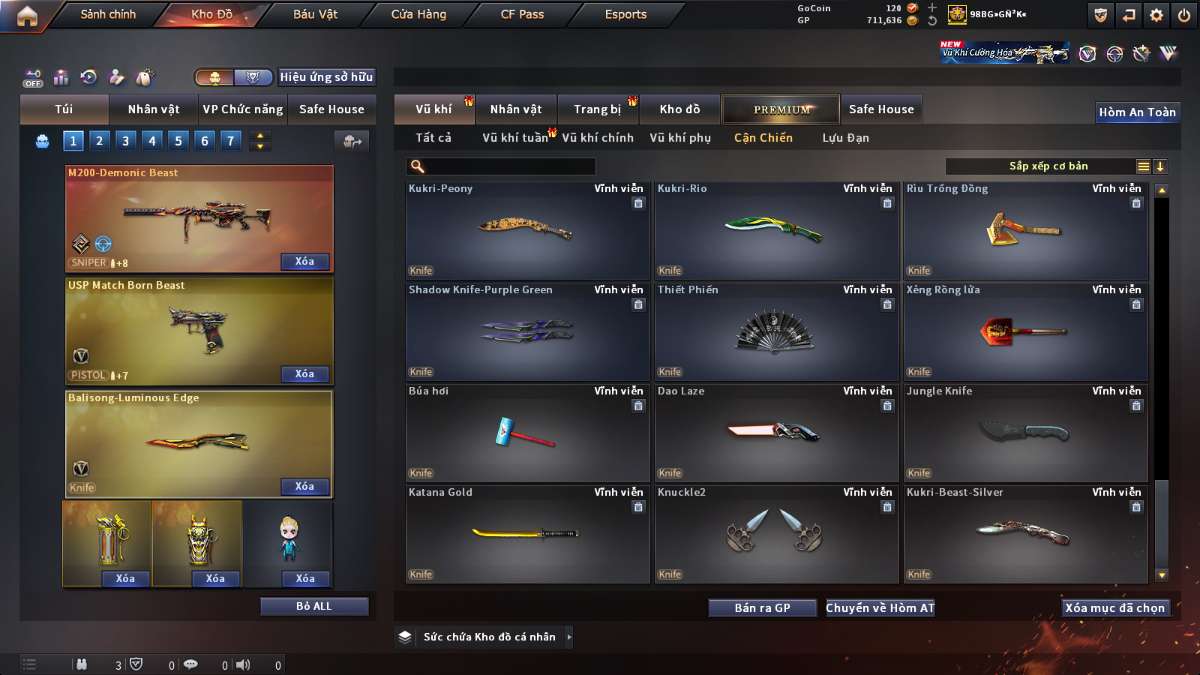 shop acc cf uy tin gia re